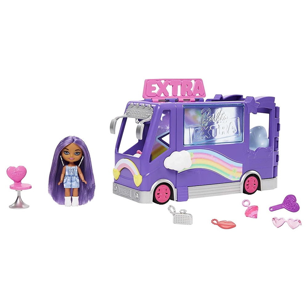 Barbie Extra Minis Camión Turístico HKF84: Muñeca - Edad 3+