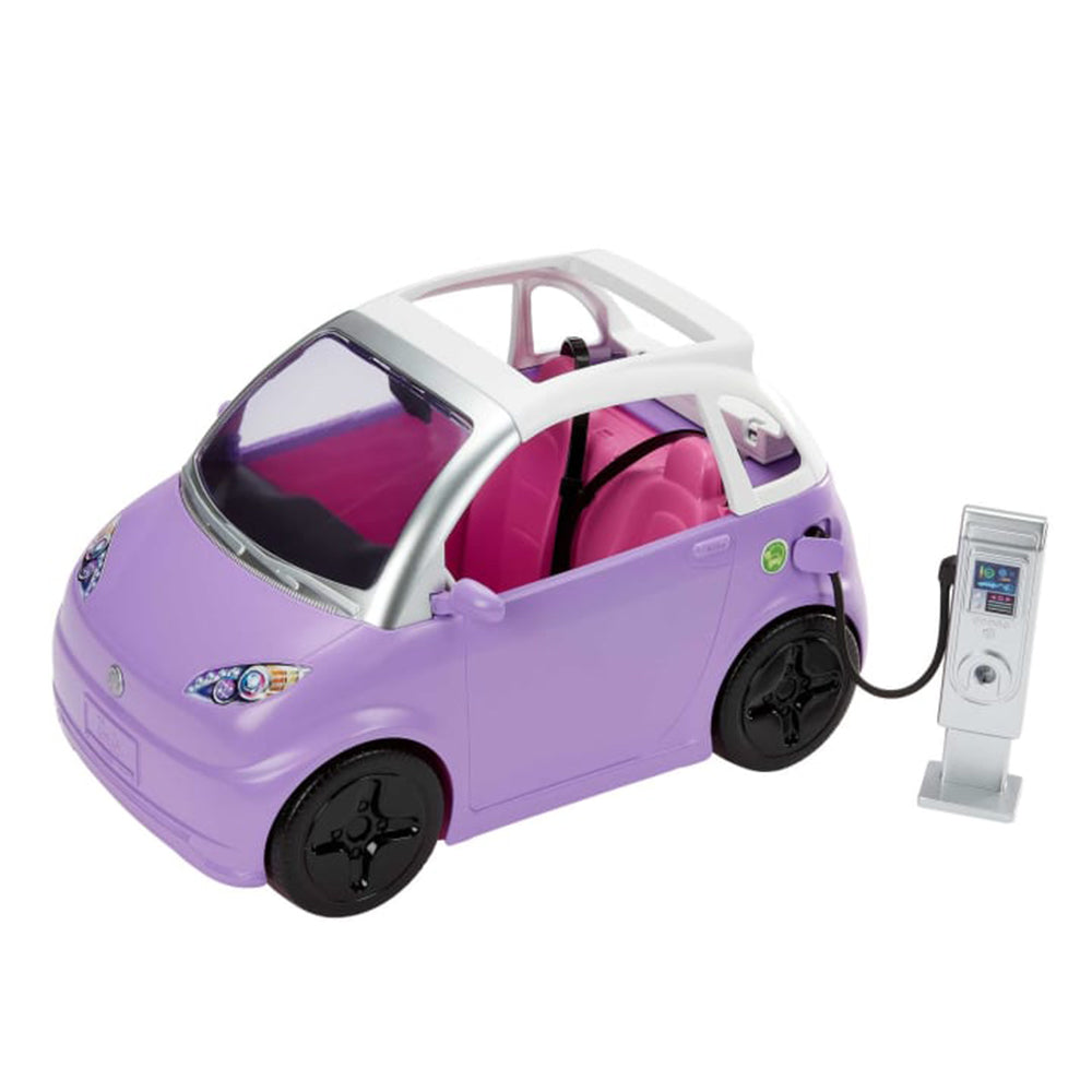 BARBIE VEHICULO ELECTRICO CON ESTACION DE CARGA HJV36 Juguetibici eCommerce