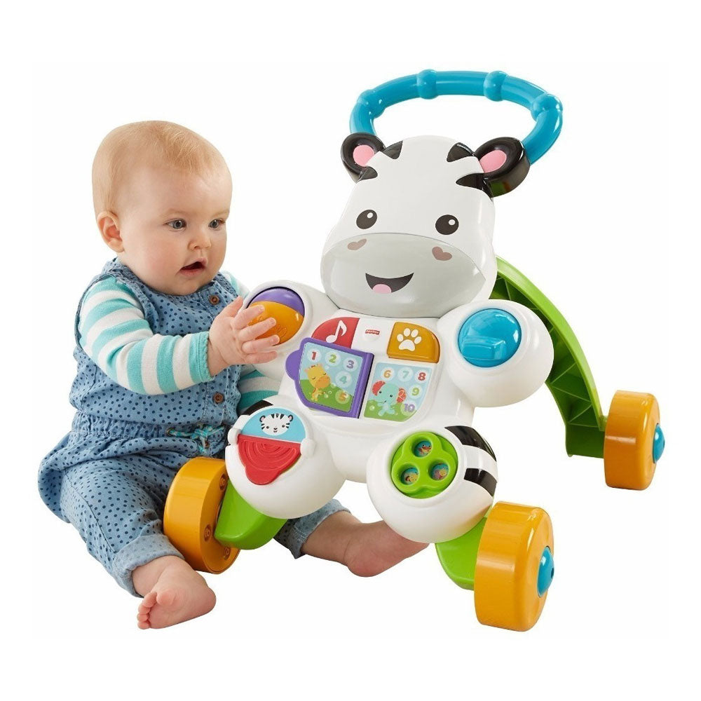 Aprendizaje Fisher Price Mis Primeros Pasos Juguete Cebra Andadera