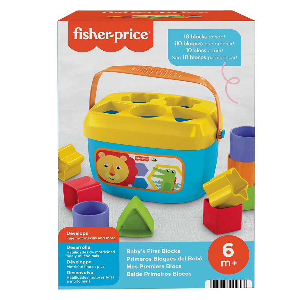 Fisher-Price Primeros Bloques del Bebé FFC84 - Edad 6 meses+
