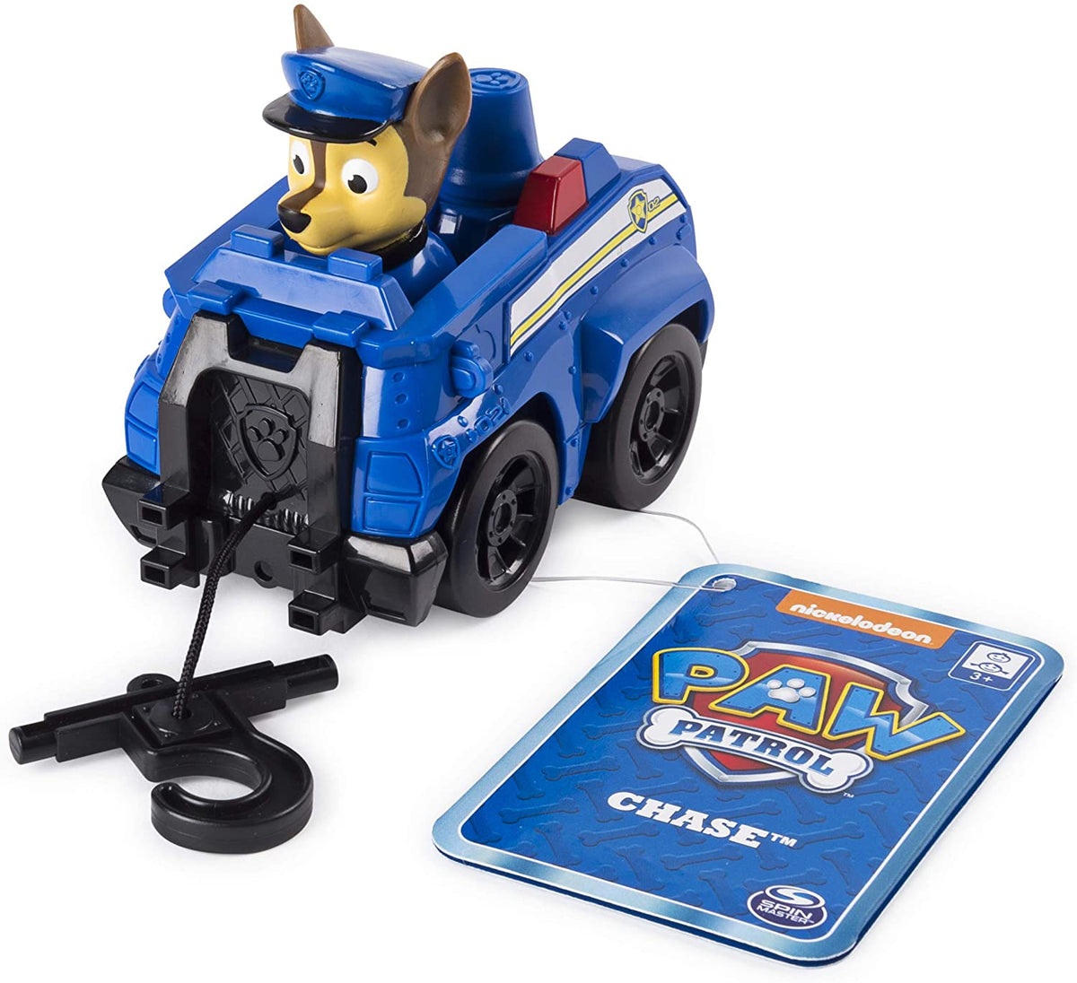 Paw Patrol Pilotos de Rescate - Chase Grua 6040907: Figura de acción - Edad 2+
