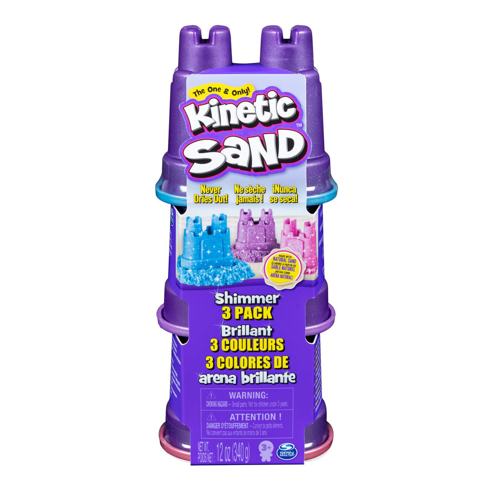 Kinetic Sand Multipack Destellos Vertical 6053520: Set de masa moldeable - Edad 3+