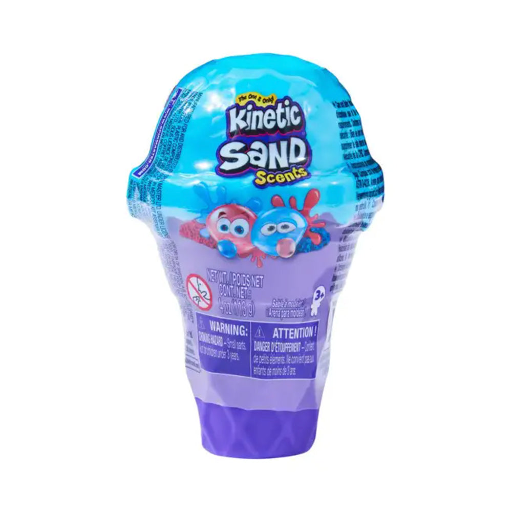 Kinetic Sand Contenedor de Helado Azul 6058757: Set de masa moldeable - Edad 3+