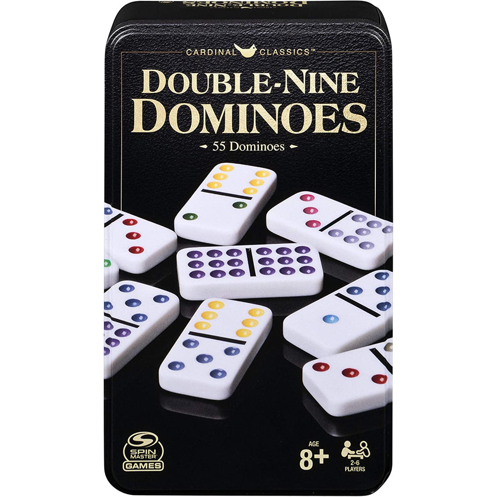 Spin Master Juego Dominó Doble 9 6061192: Juego de mesa - Edad 8+