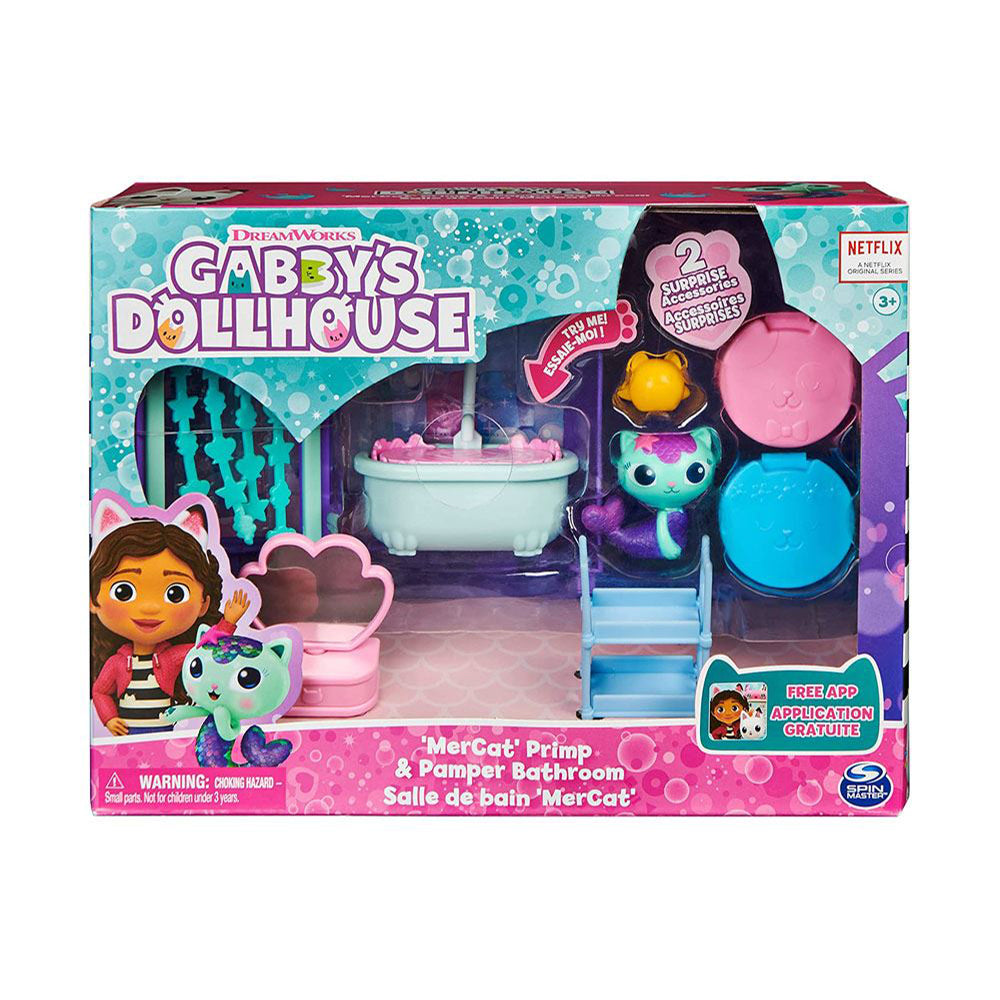 la casa de munecas de Gabby's Dollhouse Habitaciones de Lujo Gatirena 6060478: Set de juego - Edad 3+