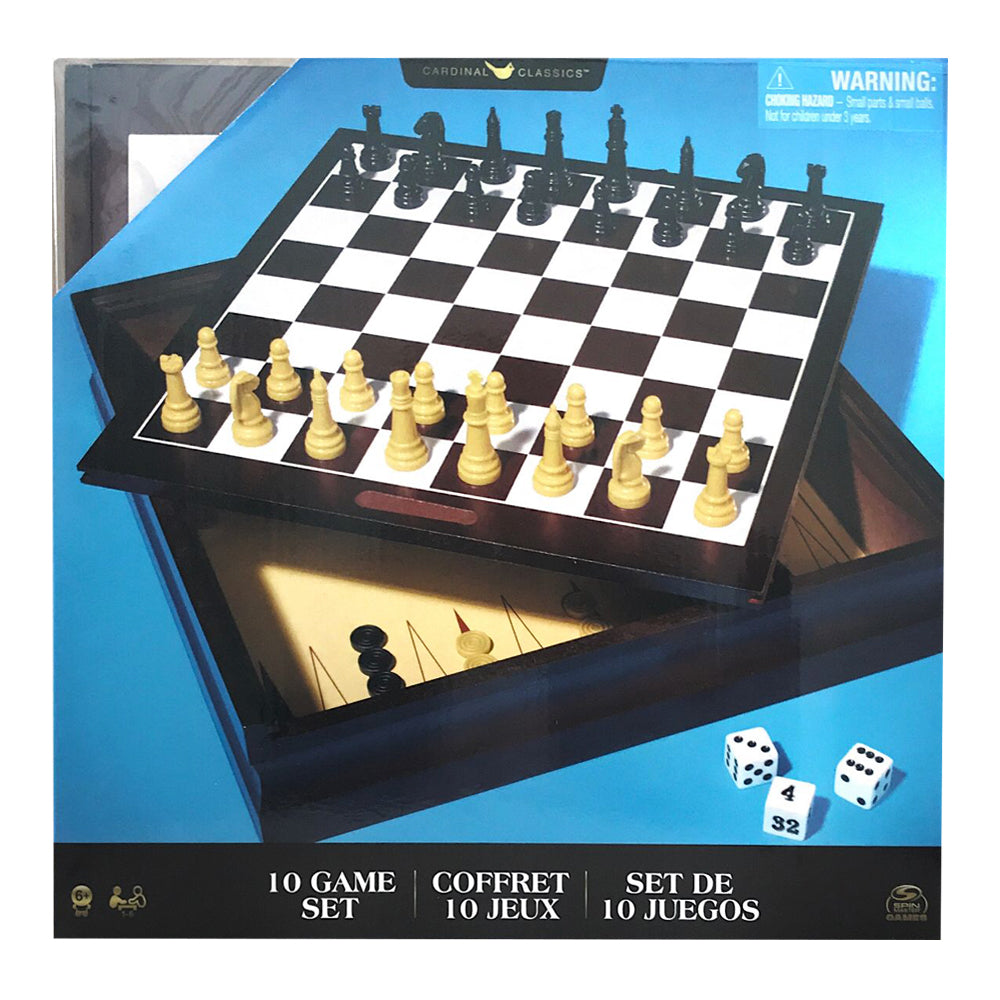Spin Master Set de 10 Juegos Deluxe 6065366: Juego de mesa - Edad 6+