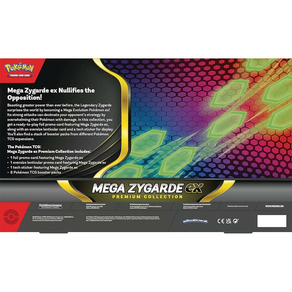 Pokémon TCG: Mega Zygarde Ex Premium Collection 2026 (Cartas en Inglés)