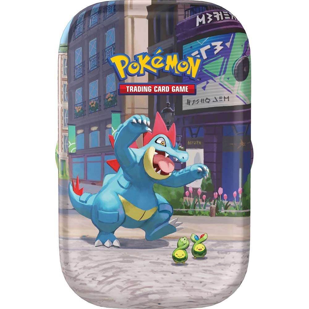 Pokèmon TCG: Lumiose City Mini Tin Feraligatr & Budew (Cartas en Inglés)