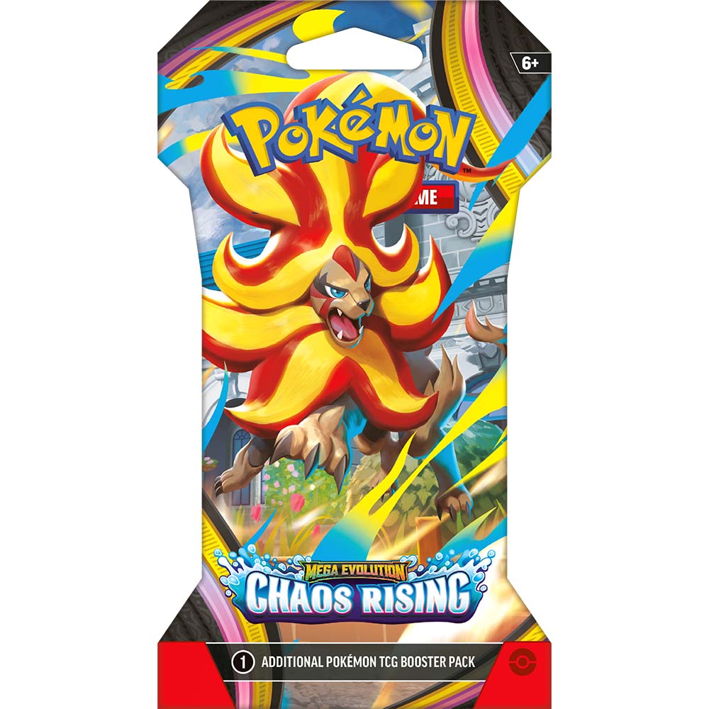 Pokémon TCG: Mega Evolution Chaos Rising - Sleeved Booster Pack (Cartas en Ingles)