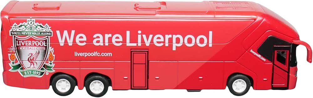 Liverpool FC Autobús Oficial del Equipo Miniatura de Colección 16263, vehículos de colección