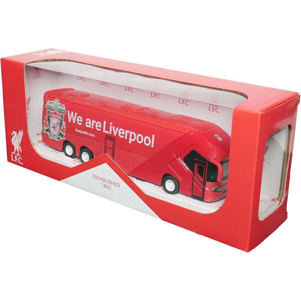 Liverpool FC Autobús Oficial del Equipo Miniatura de Colección 16263, vehículos de colección