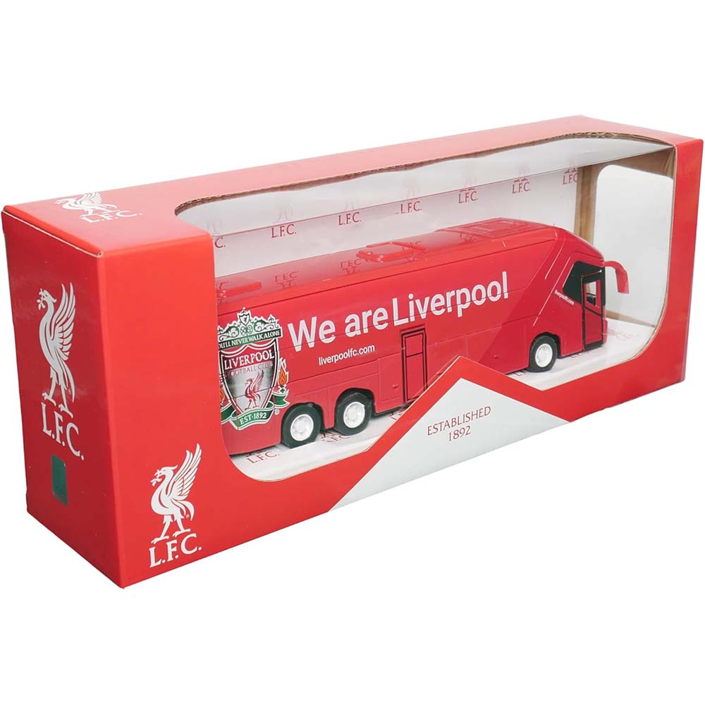 Liverpool FC Autobús Oficial del Equipo Miniatura de Colección 16263, vehículos de colección