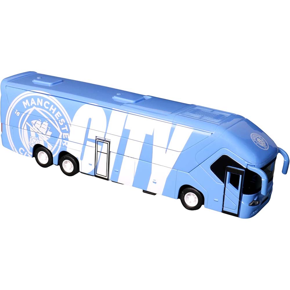 Manchester City FC Autobús Oficial del Equipo Miniatura de Colección 16270, vehículos de colección
