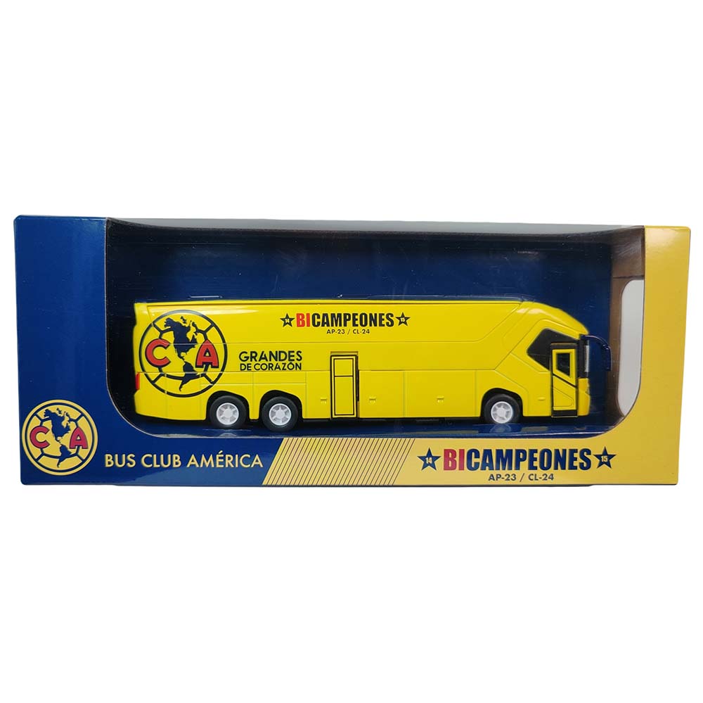 Club América Bicampeones Autobús Oficial del Equipo Miniatura de Colección 16287