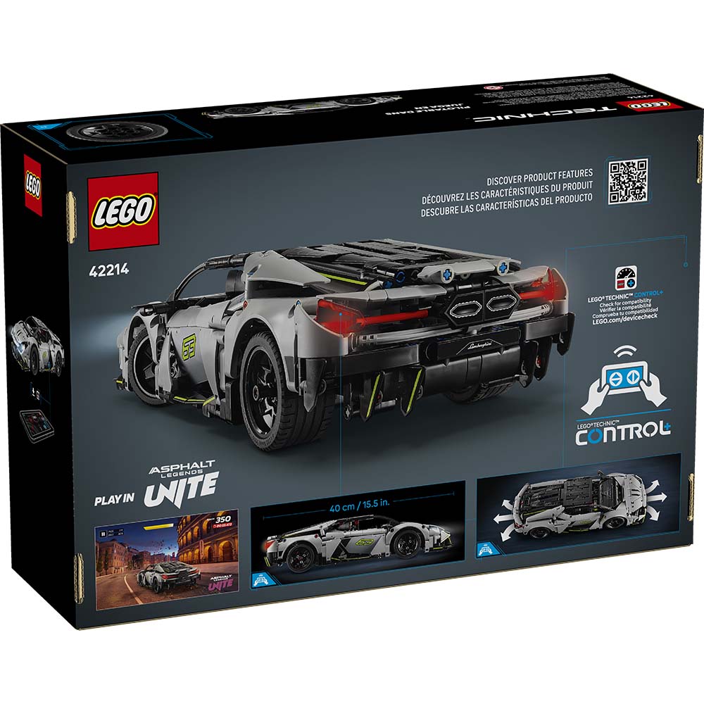LEGO Technic Superdeportivo Lamborghini Revuelto 42214, sets de construcción