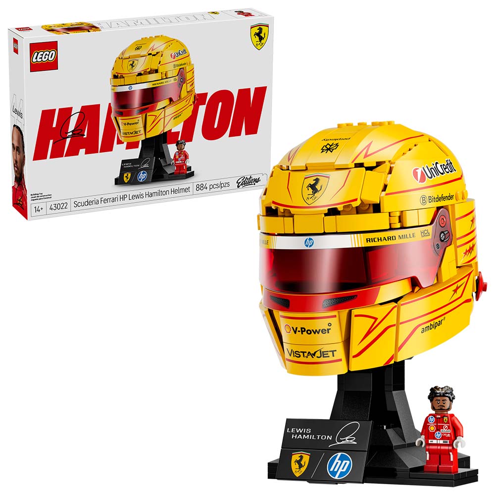 LEGO® Editions Scuderia Ferrari HP: Casco de Lewis Hamilton 43022