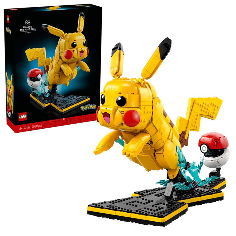 Lego Pokémon Pikachu y Poké Ball 72152