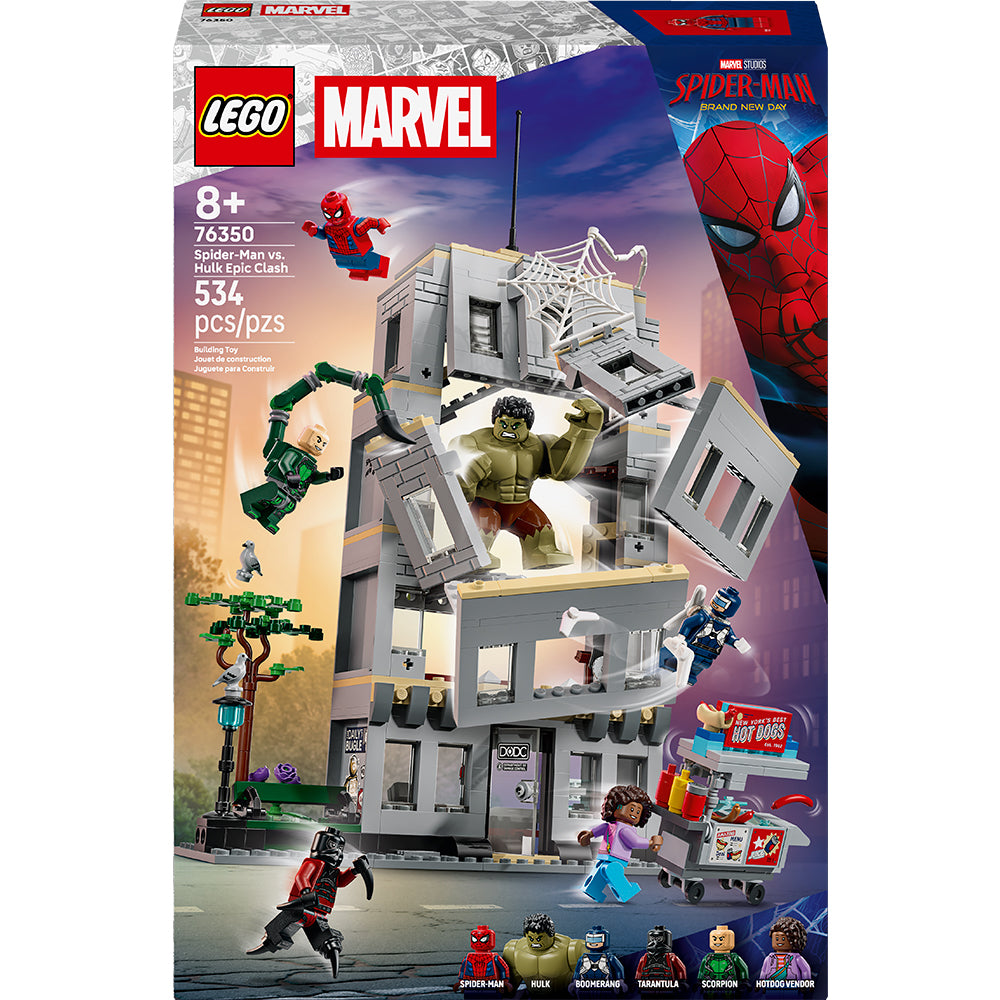 LEGO Marvel Spider-Man vs. Hulk Epic Clash 76350