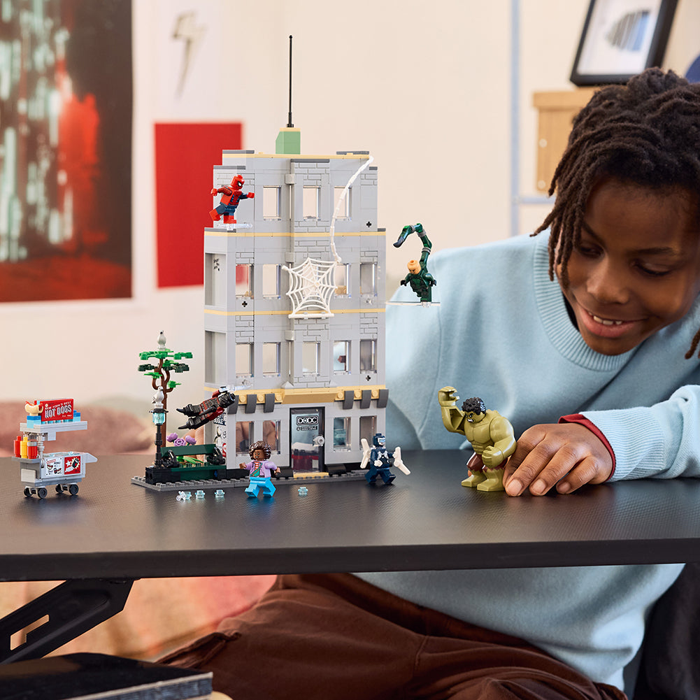 LEGO Marvel Spider-Man vs. Hulk Epic Clash 76350, sets de construcción
