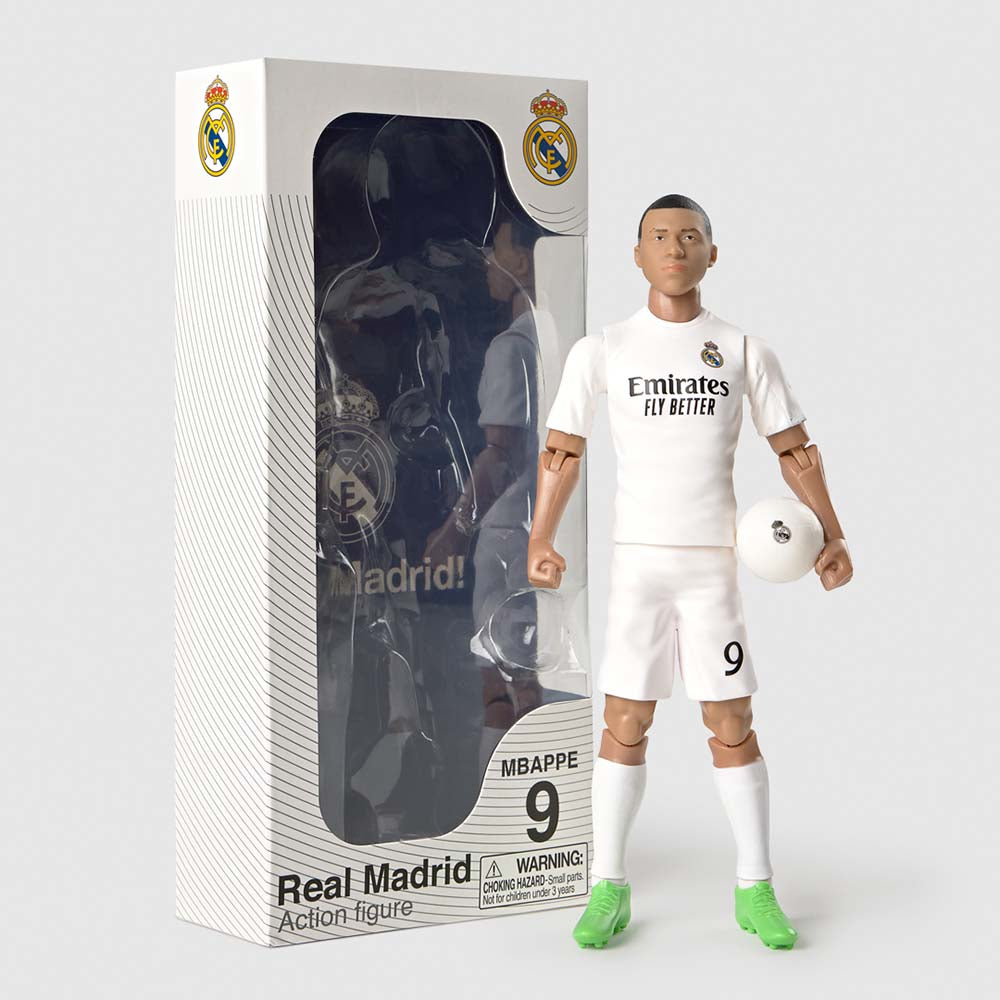Kylian Mbappé Real Madrid CF Figura de Acción Coleccionable 20 cm SOCKERS 83620, figuras de acción y colección
