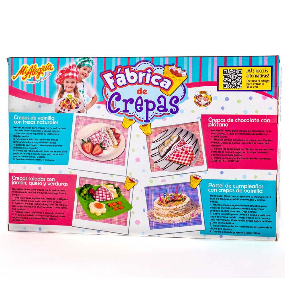 Mi Alegría Fábrica de Mini Crepas 1526: Kit de manualidades - Edad 4+