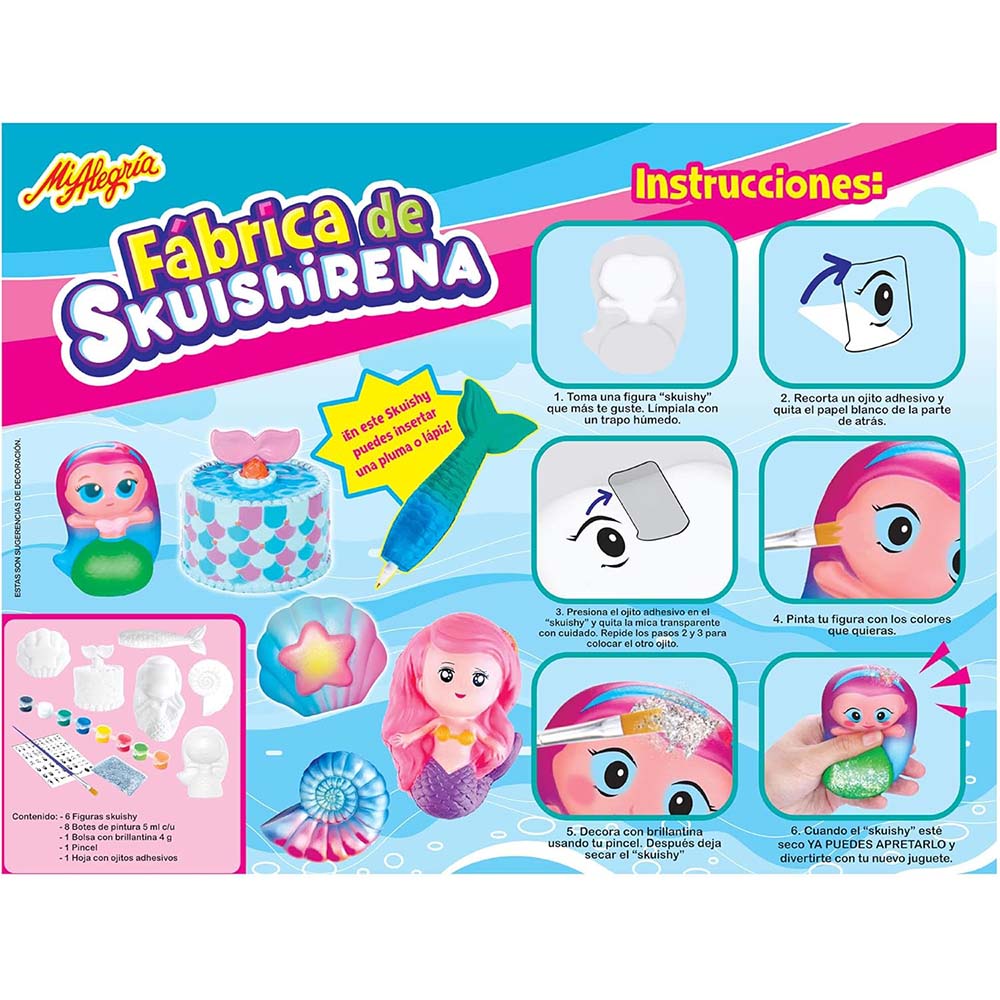 Mi Alegría Fabrica de Skuishirena 2147: Kit de manualidades - Edad 4+