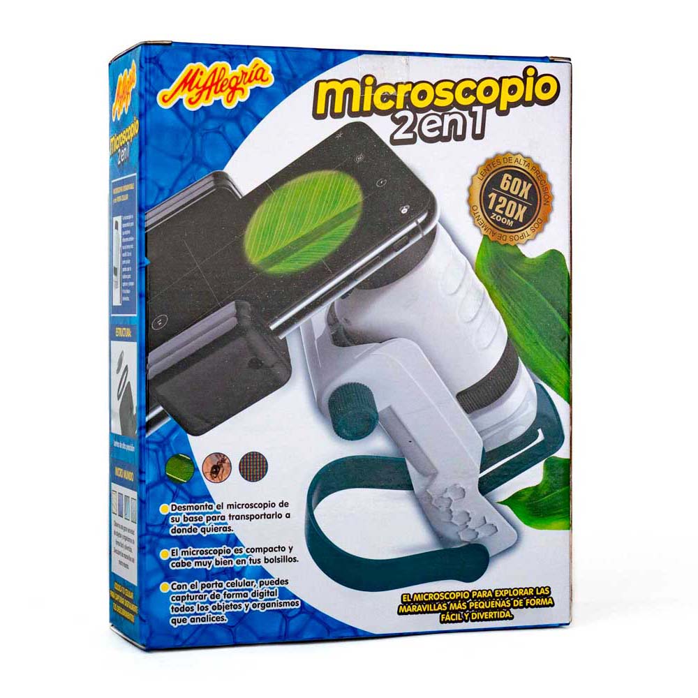 Mi Alegría Microscopio 2 en 1 2222: Kit de manualidades - Edad 4+