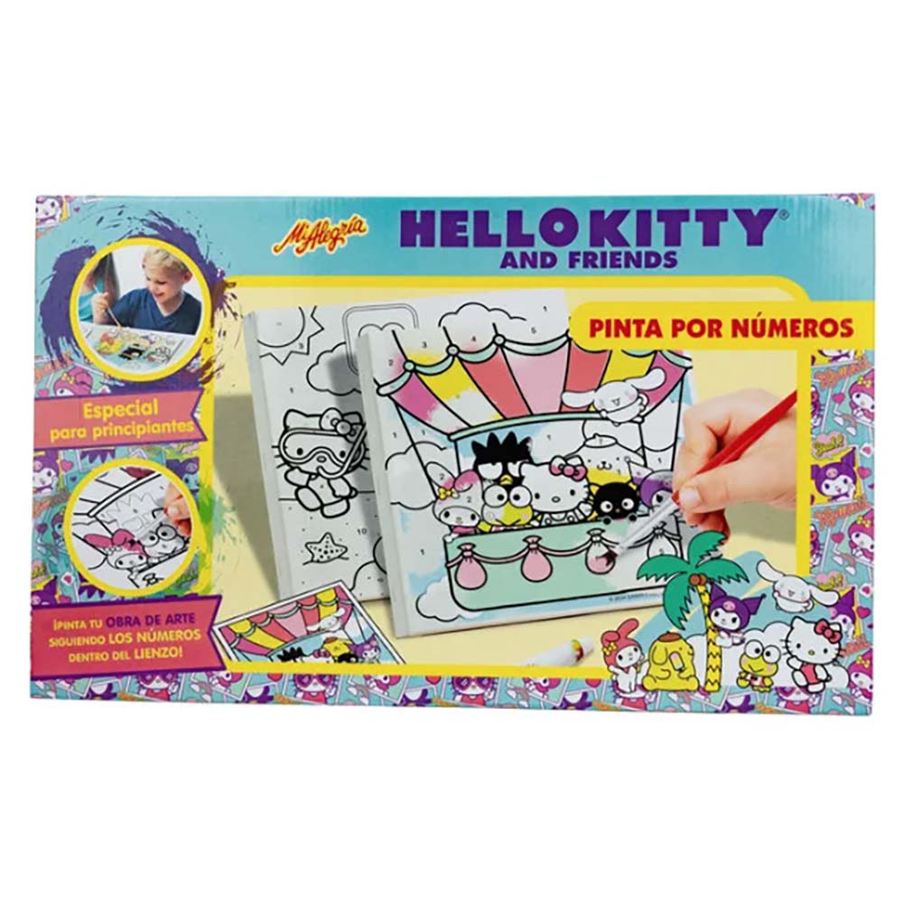 Mi Alegría – Hello Kitty and Friends: Set Pinta por Números, manualidades y creatividad
