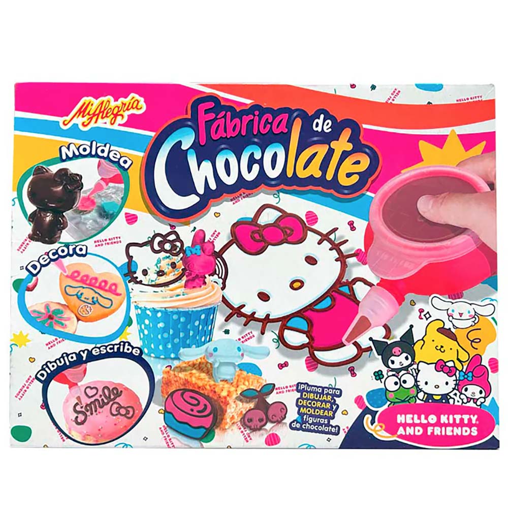 Fábrica de Chocolates Hello Kitty Mi Alegría Crea y Saborea, manualidades y creatividad