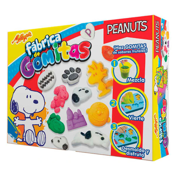Mi Alegría Fábrica de Gomitas Snoopy: Kit para Hacer Dulces Peanuts - Edad 10+