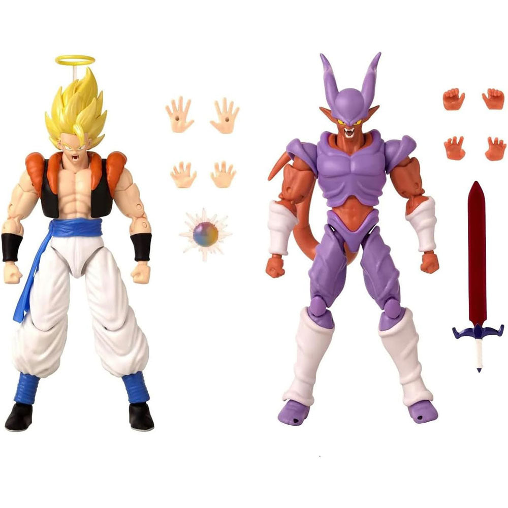 Dragon Stars Battle Pack 2 Janenba vs Super Saiyan Gogeta 37165, figuras de acción