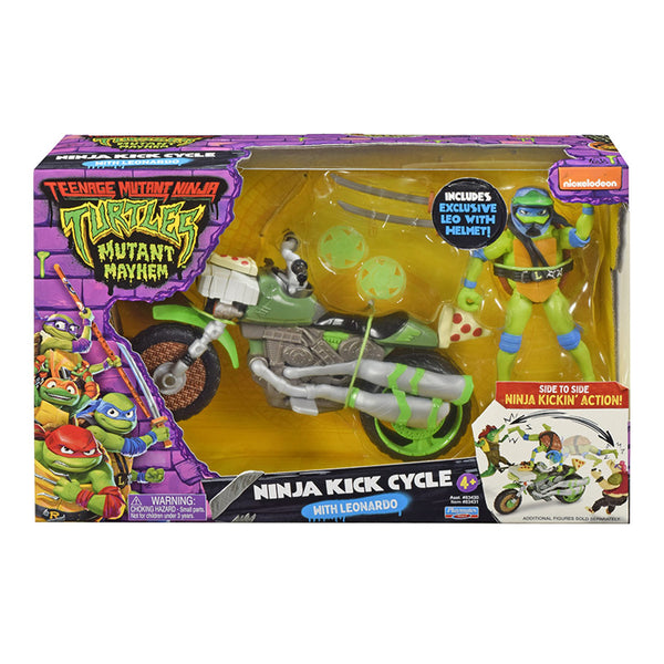 TORTUGAS NINJA CAOS MUTANTE VEHÍCULO CON FIGURA - LEONARDO 89760