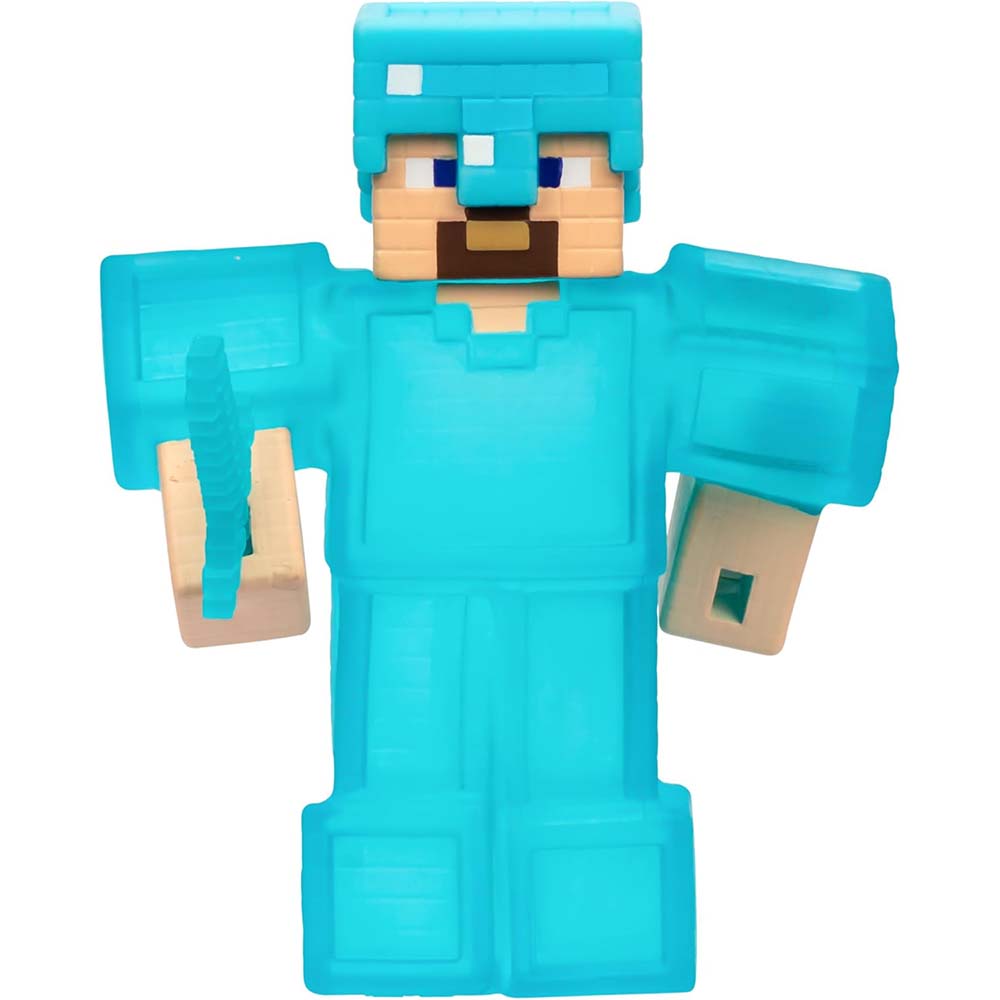 heroes of Goo Jit Zu Minecraft Steve Armadura de Diamante 15029: Figura de acción - Edad 4+