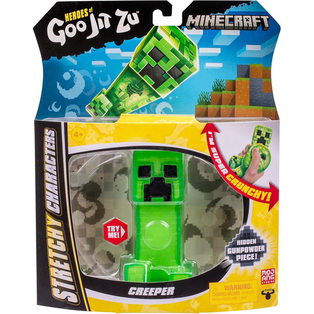 heroes of Goo Jit Zu Minecraft Creeper 15029: Figura de acción - Edad 4+
