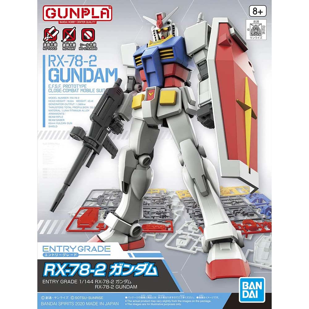 Bandai Entry Grade 1/144 RX782 Gundam (3l) 2547940 – Juguetibici