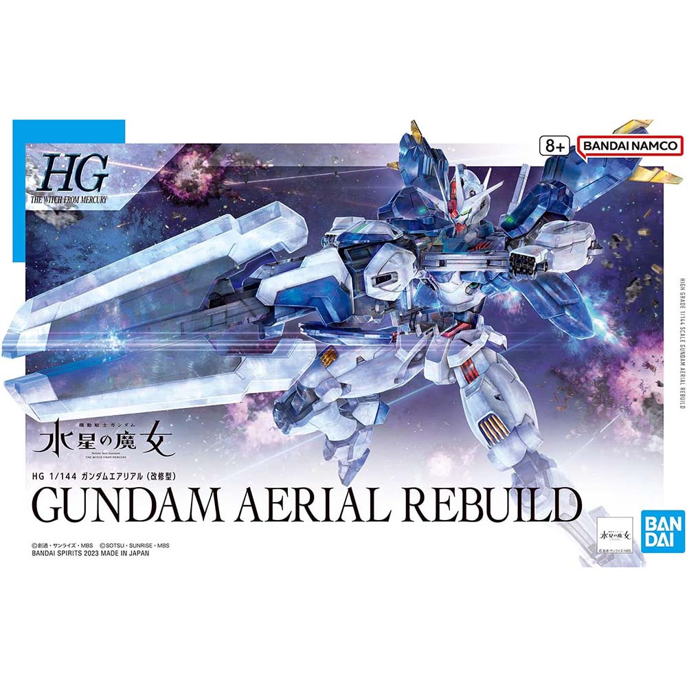 Bandai HG 1/144 Gundam Aerial Rebuild 2645142, modelos para armar
