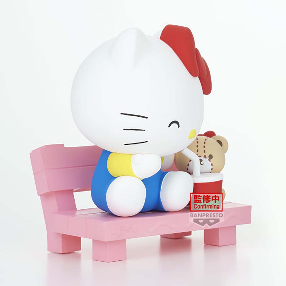 Banpresto - Sanrio Characters Nakayoshi Memories Hello Kitty & Cinnamoroll (A: Hello Kitty), figuras de colección