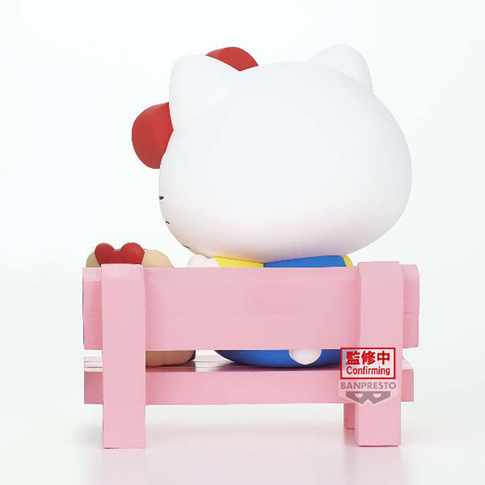 Banpresto - Sanrio Characters Nakayoshi Memories Hello Kitty & Cinnamoroll (A: Hello Kitty), figuras de colección