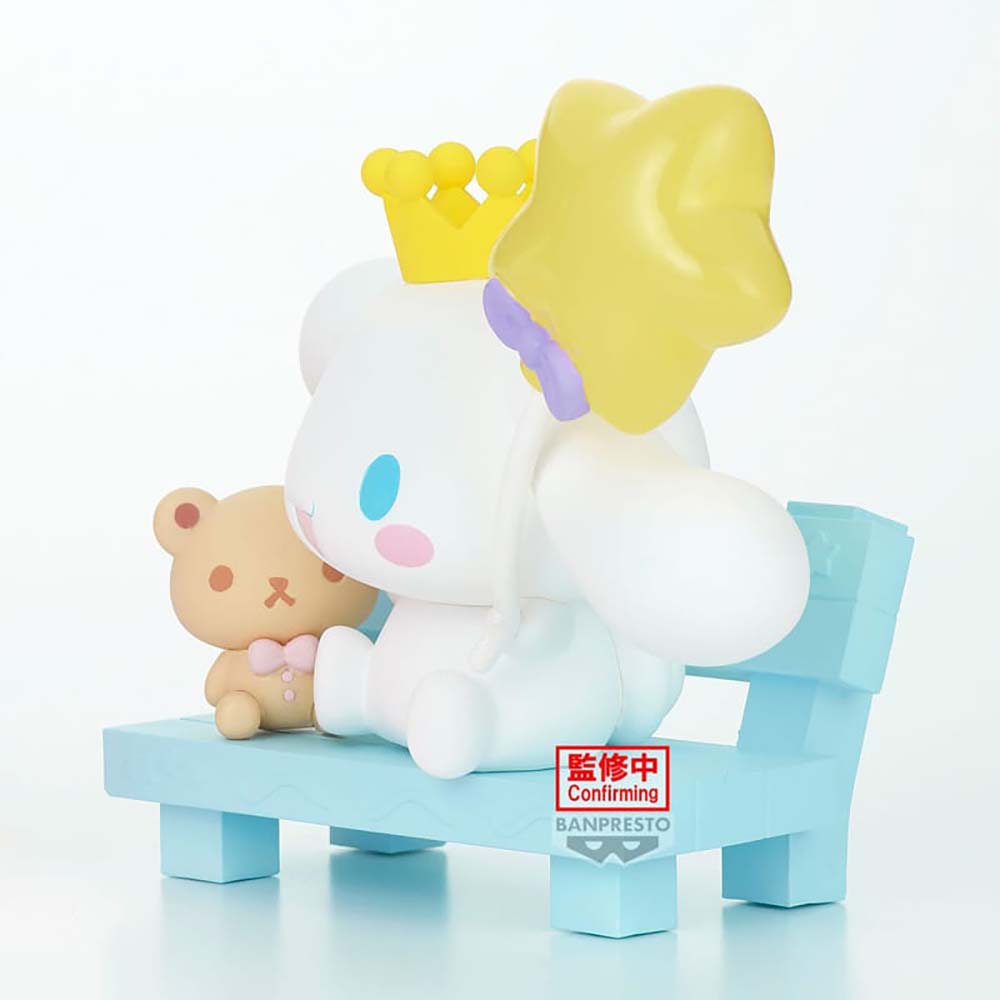 Banpresto - Sanrio Characters Nakayoshi Memories Hello Kitty & Cinnamoroll (B: Cinnamoroll), figuras de colección