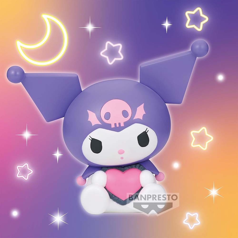 BANPRESTO Sanrio Characters SOFVIMATES - Kuromi (Purple VER.), figuras de colección