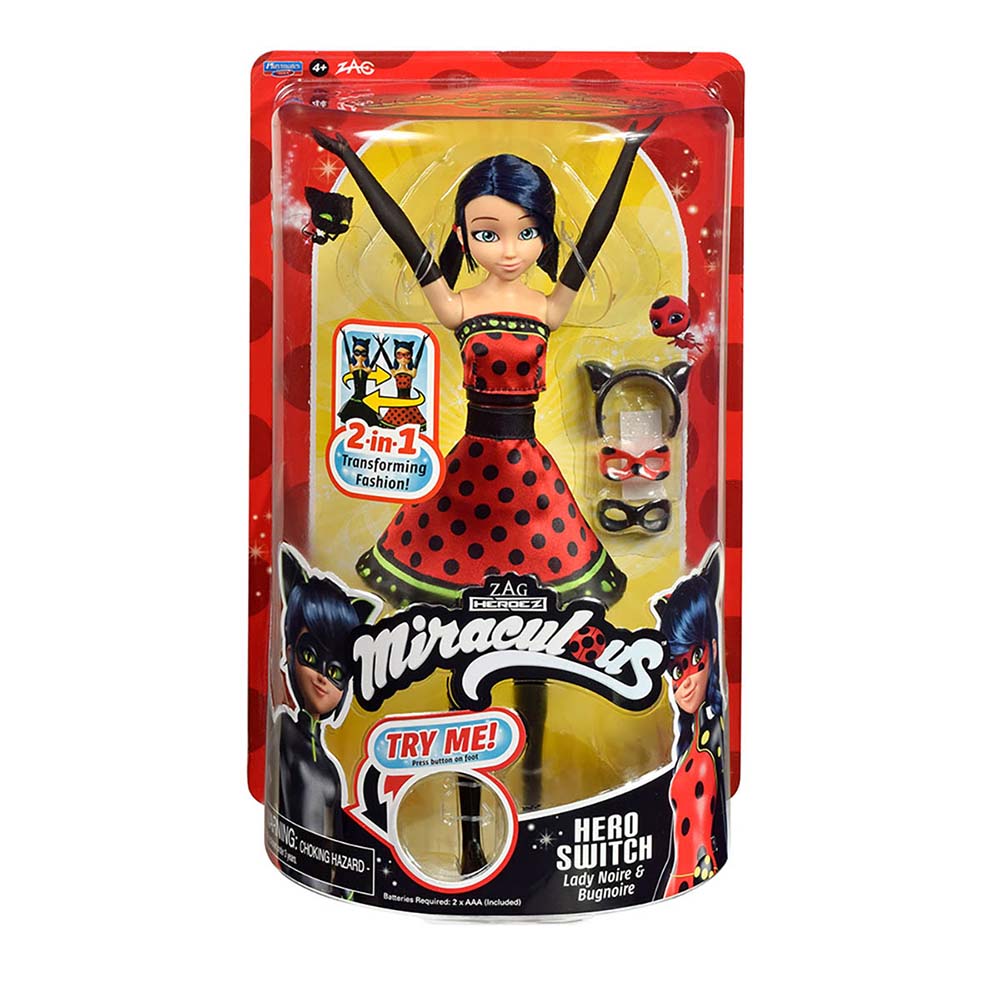 Bandai Miraculous Muñeca Cambio de Outfit 32029 - Edad 4+