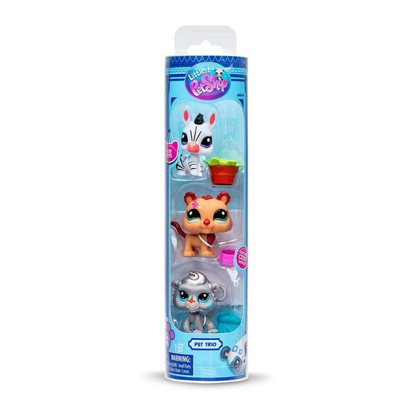 LITTLEST PET SHOP 3PACK TUBO EN CHAROLA WAVE 2 #1 32033