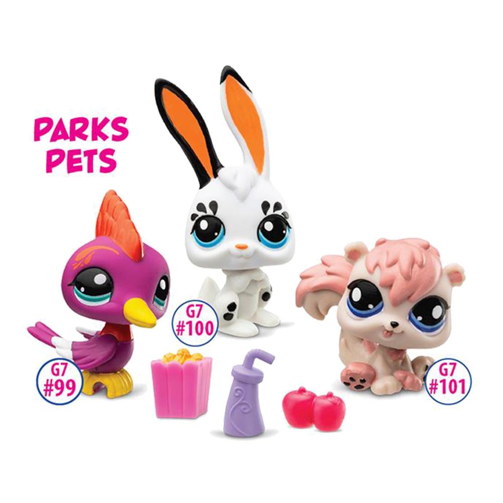 LITTLEST PET SHOP 3PACK TUBO EN CHAROLA WAVE 2 #2 32033