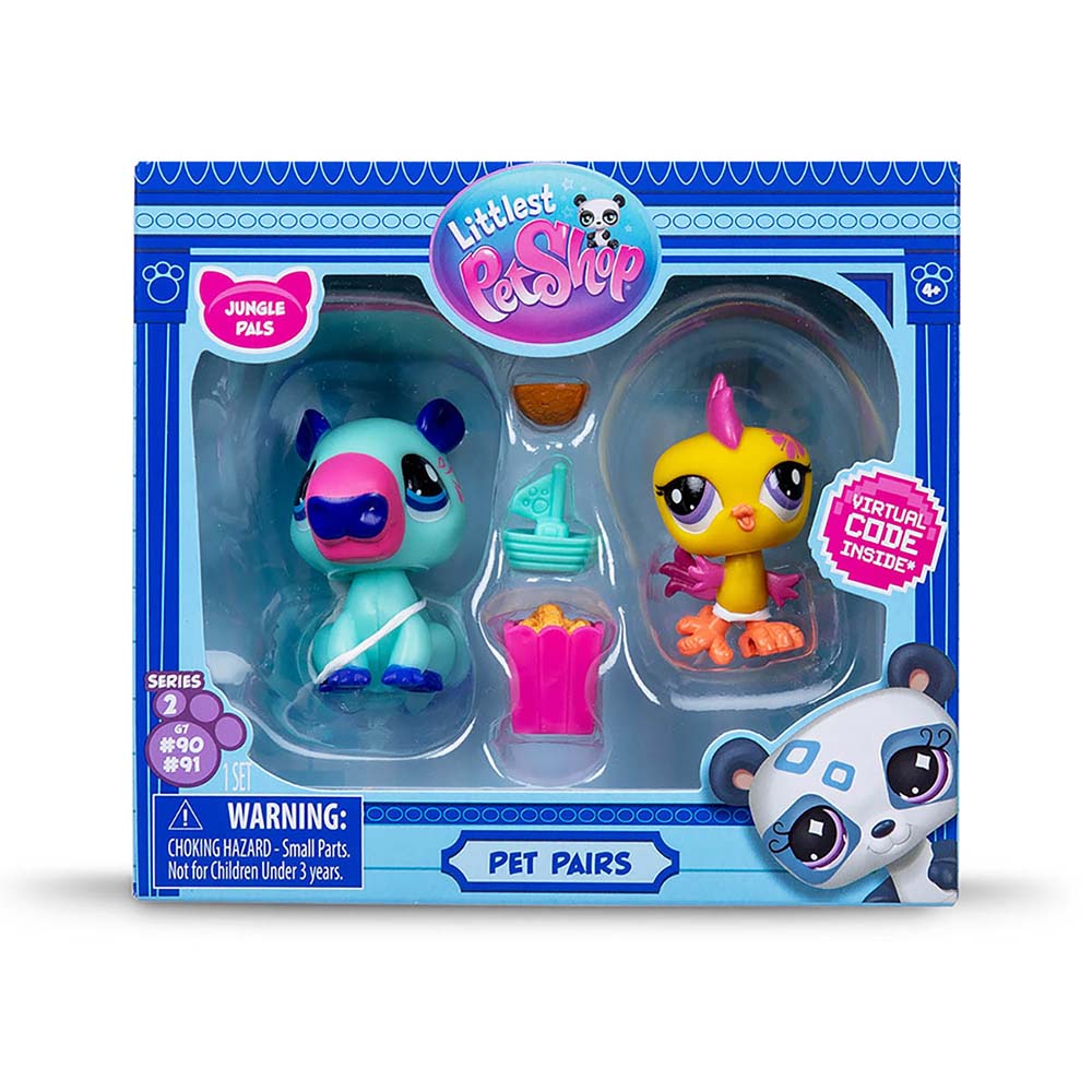Littlest Pet Shop 2Pack Wave 2 #3 32032: Paquete de 2 figuras - Edad 4+