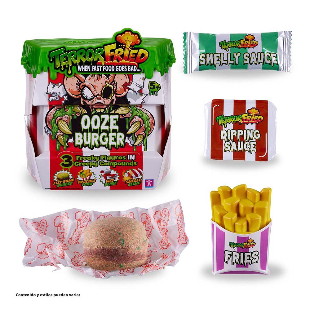 Terror Fried Hamburguesa 3 Pack 12121: Figura de acción - Edad 3+