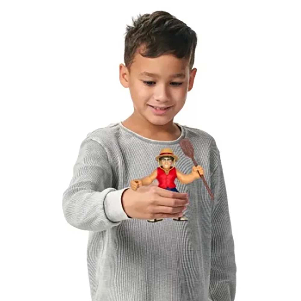 One Piece: Heroes Of Goo Jit Zu, Figura Monkey D. Luffy 15023, figuras de acción