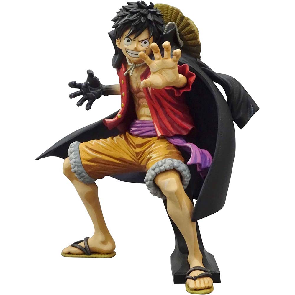 Banpresto - One Piece - Monkey D. Luffy Wanokuni [Dimensiones del Manga], Figura de Bandai Spirits King of Artist, figuras de
