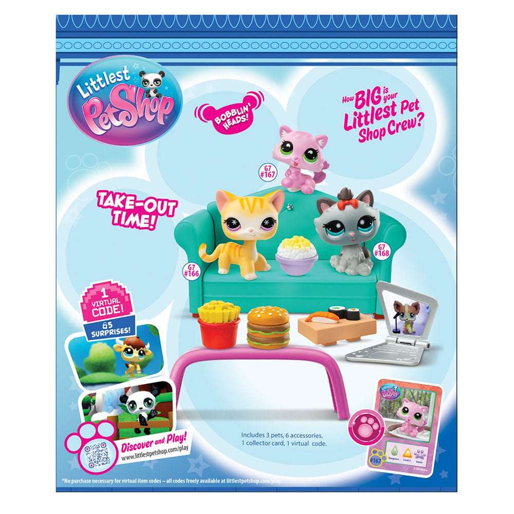 Littlest Pet Shop Pijamada 35010, figuras de animales