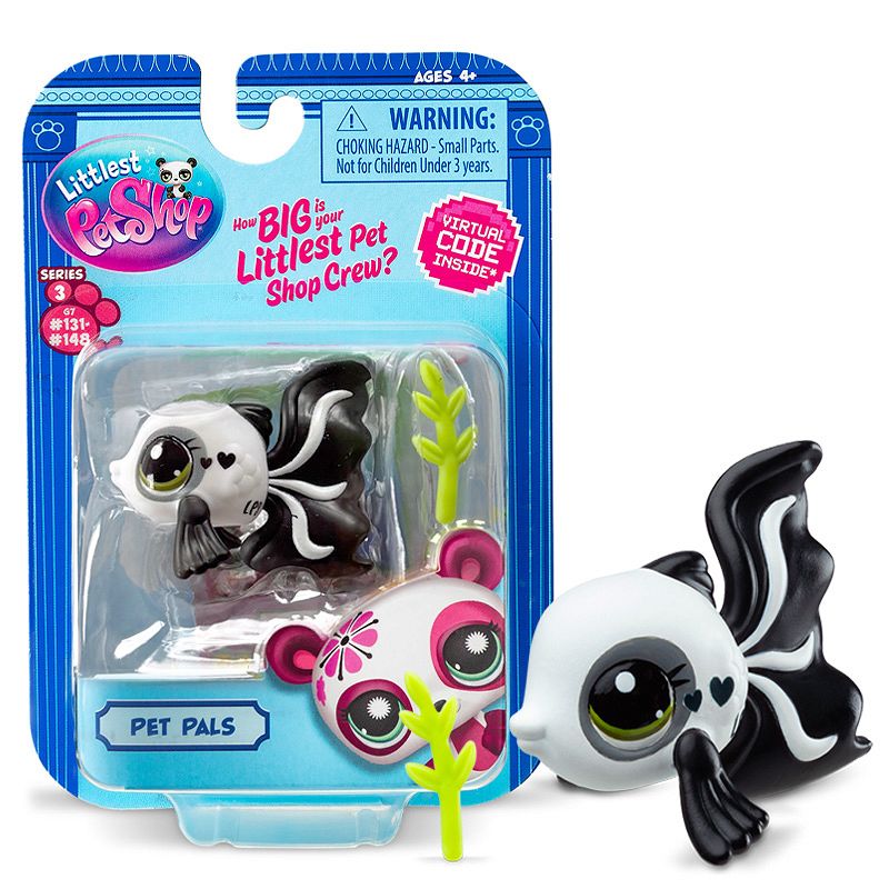 Littlest Pet Shop serie 3 Mascota #138 Pez 32097