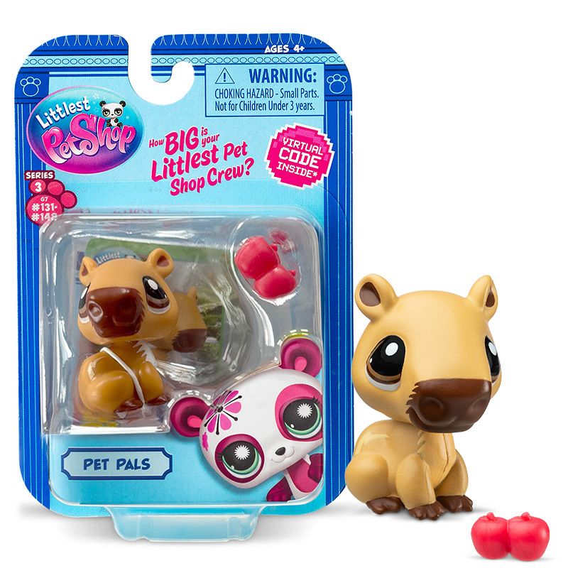 Littlest Pet Shop Serie 3 Mascota #143 Carpincho 32097